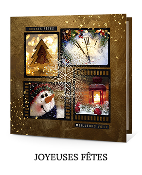 Carte de vœux NOËL